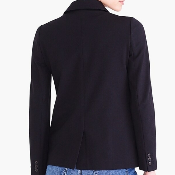 J Crew Ponte Career Work Blazer BLACK AS336 Size 20 - Picture 3 of 10